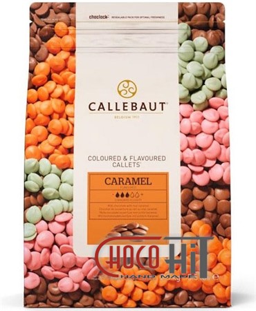 3192 Карамельный шоколад для фонтанов Callebaut Caramel 2,5кг (в каллетах) со вкусом карамели - фото 71115
