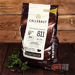 416 Тёмный шоколад для фонтанов Barry Callebaut 54,5% (в каллетах)