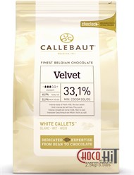 3115 Белый шоколад для фонтанов Callebaut Velvet 33,1% (в каллетах)